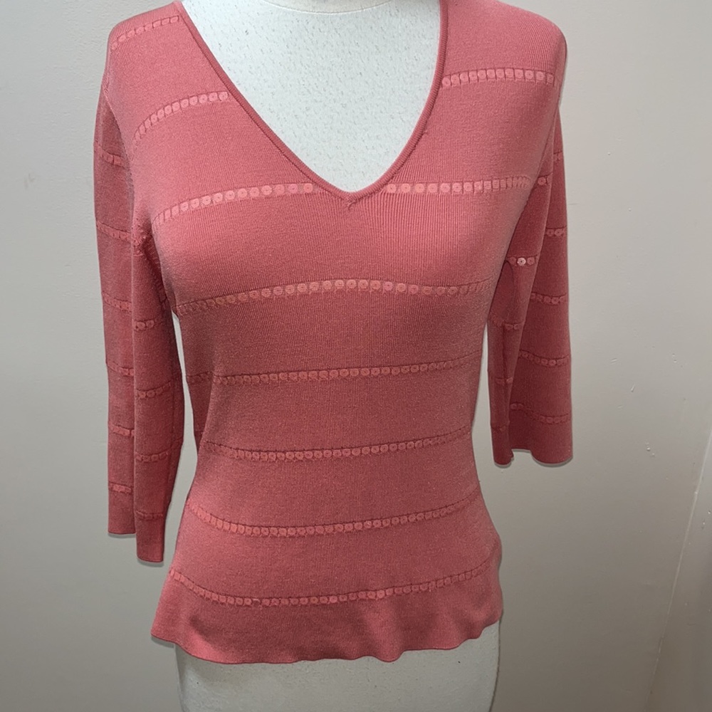 Jax v neck silk sweater